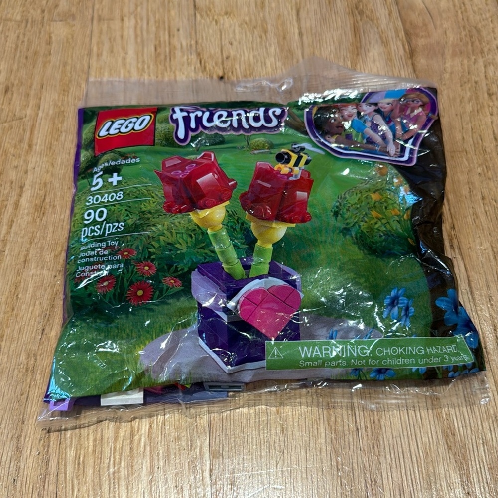 BNIP Lego poly bag Friends flower set 30408